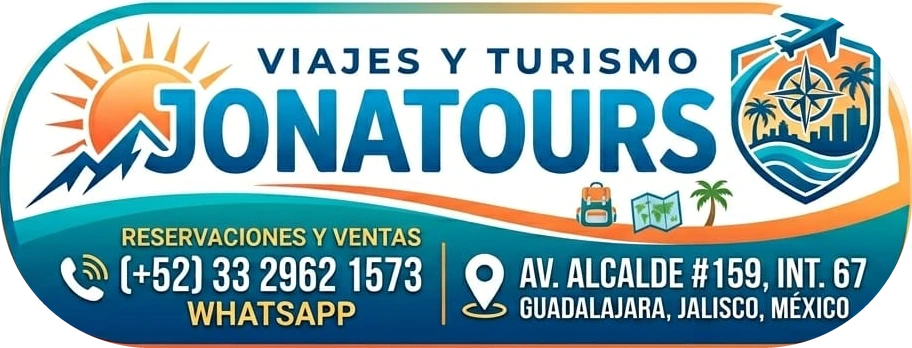 Logotipo de Jonatours Viajes y Turismo, Guadalajara, Jalisco